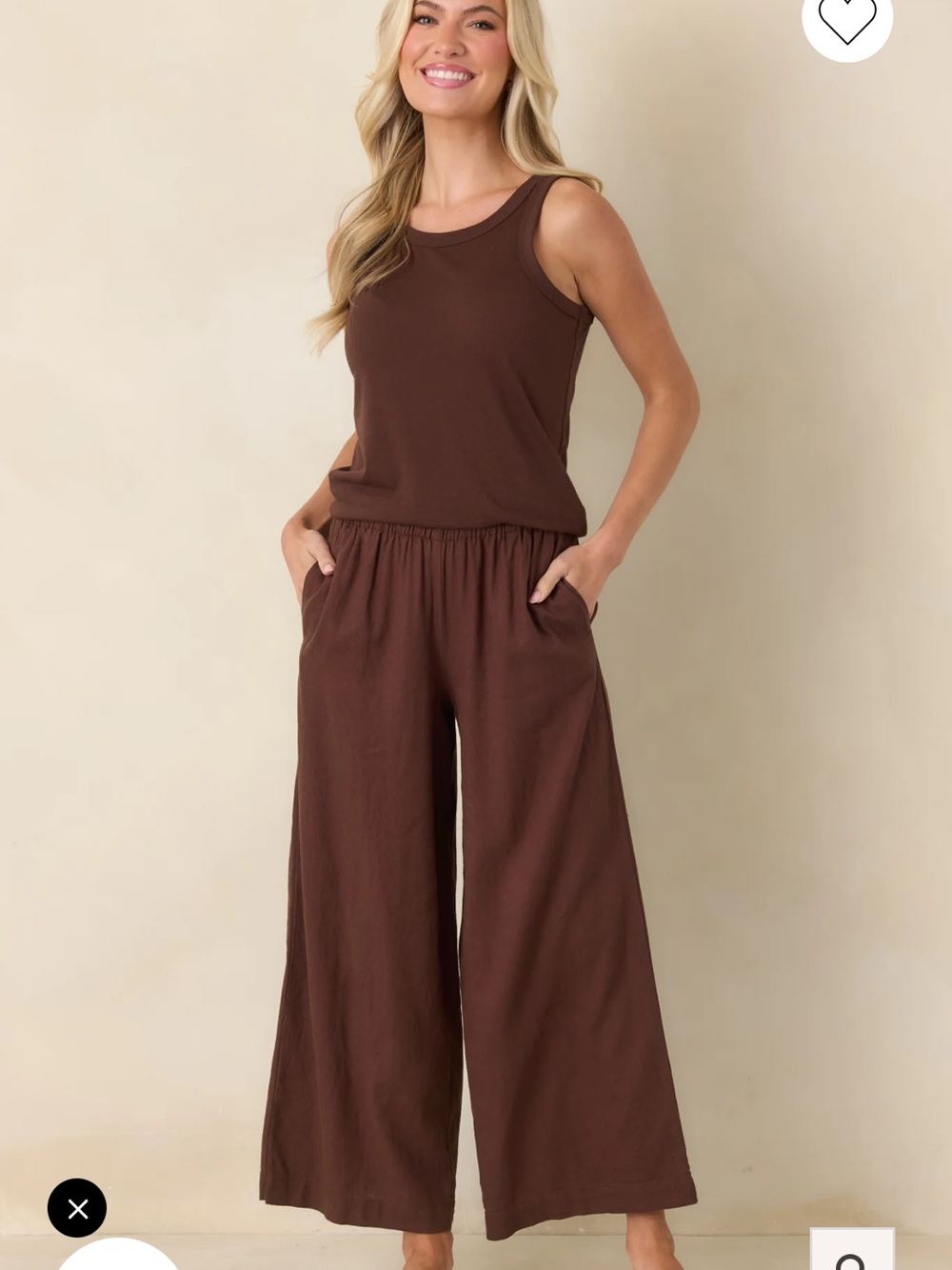 Z SUPPLY CHOCOLATE BROWN SCOUT LINEN PANTS